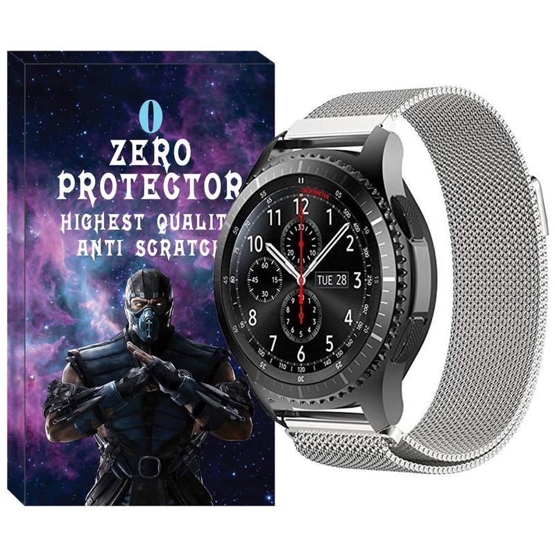 بند زیرو مدل Milanese مناسب برای ساعت هوشمند سامسونگ Galaxy Watch Active 1 / Active 2 40mm / Active 2 44mm / Watch 3 41mm