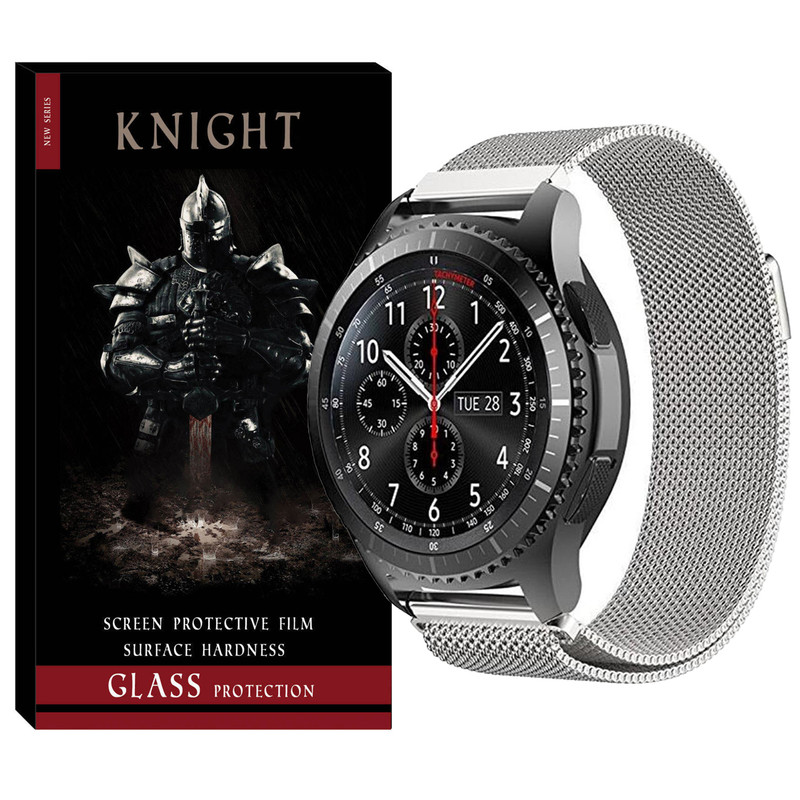 بند نایت مدل Milanese مناسب برای ساعت هوشمند سامسونگ Galaxy Watch Active 1 / Active 2 40mm / Active 2 44mm / Watch 3 41mm