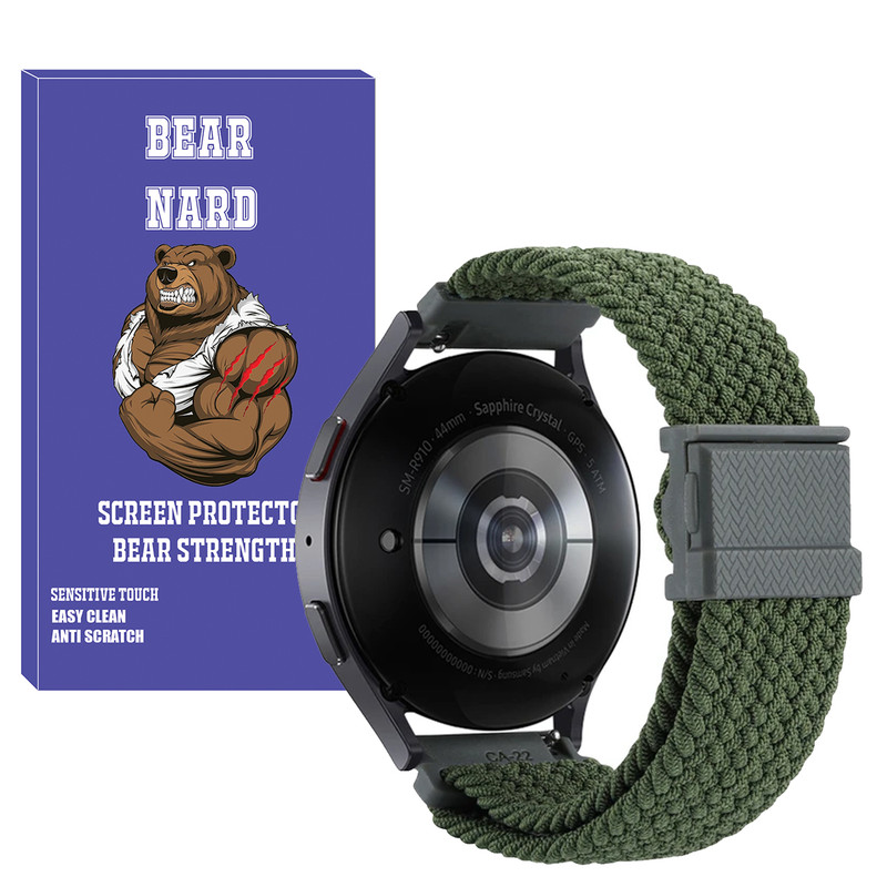 بند برنارد مدل Braided Magnet BR مناسب برای ساعت هوشمند سامسونگ Galaxy watch 3 41mm / Galaxy watch 42mm / Gear Sport / S2 Classic