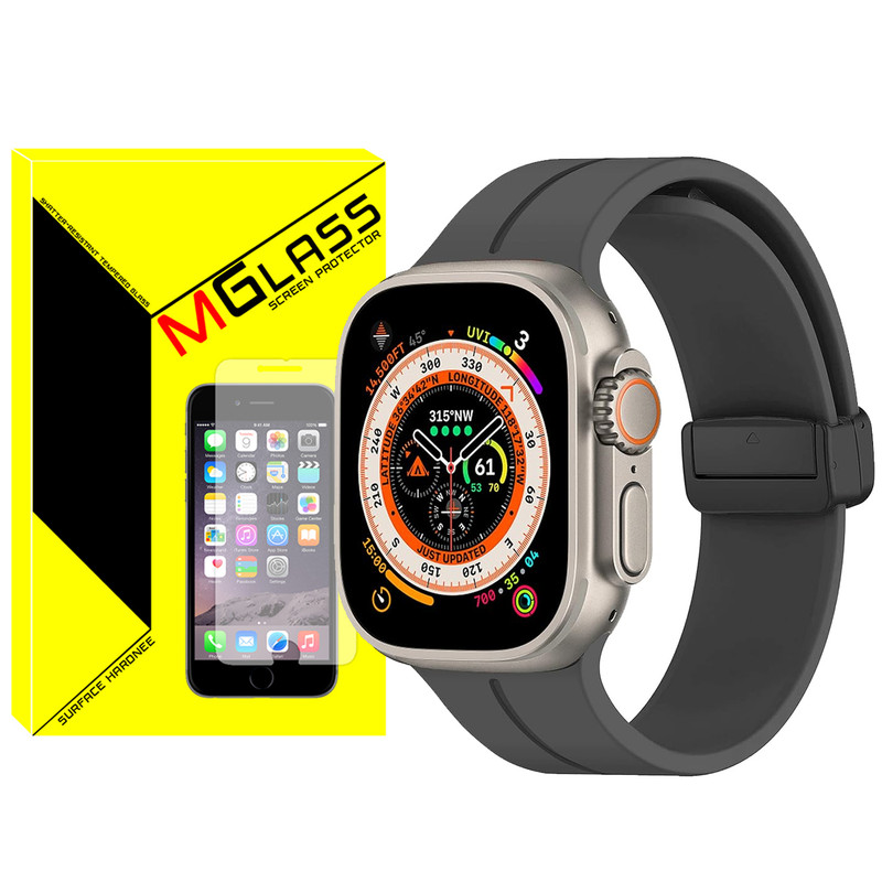 بند ام‌گلس مدل Magnetic-ORG-ZR مناسب برای ساعت هوشمند ویرفیت BW8 Ultra