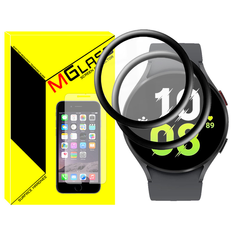 محافظ صفحه نمایش نانو ام‌گلس مدل Pmma-MG مناسب برای ساعت هوشمند سامسونگ Galaxy Watch 5 44mm بسته دو عددی