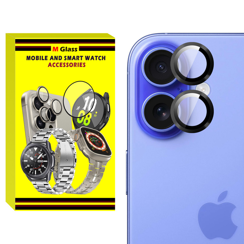 محافظ لنز دوربین فلزی ام‌گلس مدل RNG MTL MG مناسب برای گوشی موبایل اپل iPhone 17