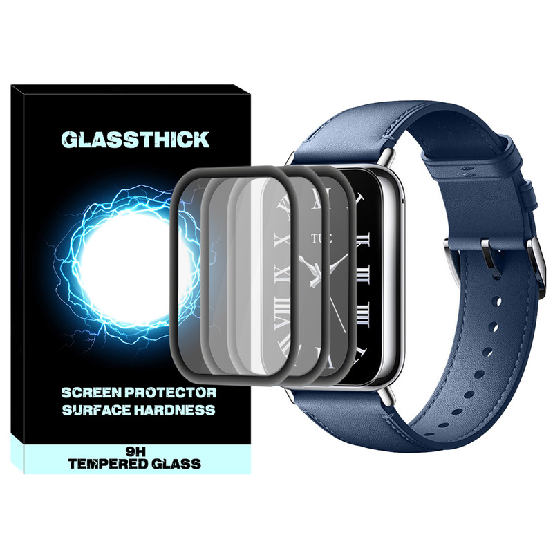 محافظ صفحه نمایش نانو گلستیک مدل Pmma-GL مناسب برای ساعت هوشمند شیائومی Mi Band 8 Pro بسته سه عددی
