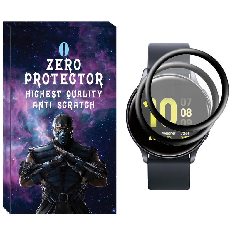 محافظ صفحه نمایش نانو زیرو مدل NZO مناسب برای ساعت هوشمند سامسونگ Galaxy Watch Active 44mm بسته دو عددی