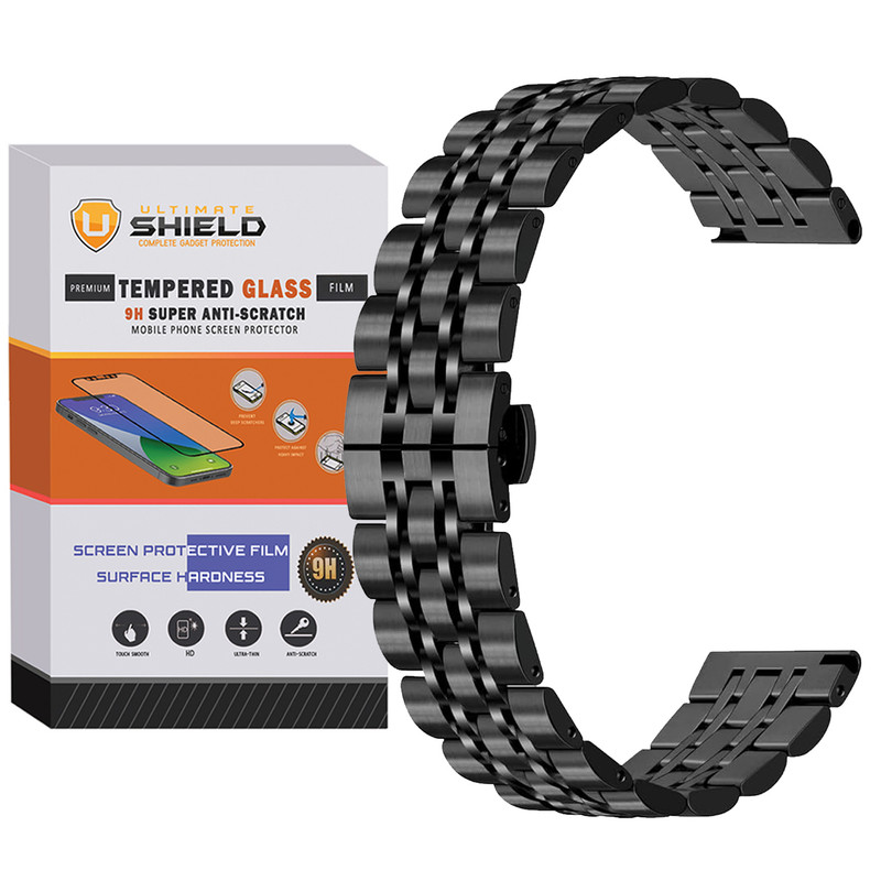 بند آلتیمیت شیلد مدل 7Row-UL-TW مناسب برای ساعت هوشمند شیائومی S1 / S1 Active / S2 / Mi Watch XMWTCL02 / Mi Watch Color 2 / Mi Watch Color