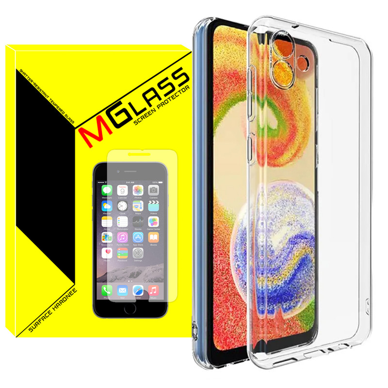 کاور ام‌گلس مدل Clear مناسب برای گوشی موبایل سامسونگ Galaxy A04 4G / M13 5G