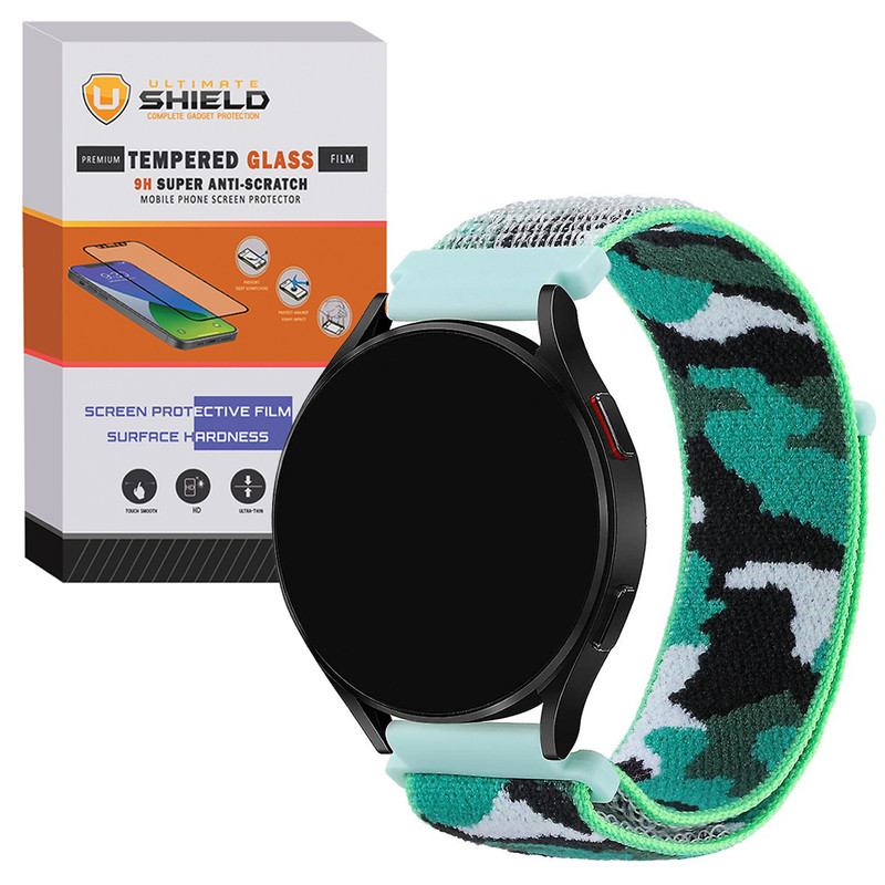 بند آلتیمیت شیلد مدل Nylon-Army-UL-TW مناسب برای ساعت هوشمند امیزفیت GTR 47mm / GTR 3 / Stratos 3