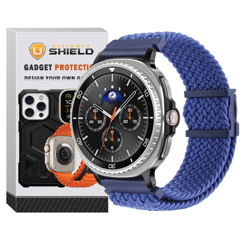 بند آلتیمیت شیلد مدل Braided Magnet NV8 مناسب برای ساعت هوشمند سامسونگ Galaxy Watch 8 40mm / Galaxy Watch 8 44mm / Galaxy Watch 8 Classic 46mm