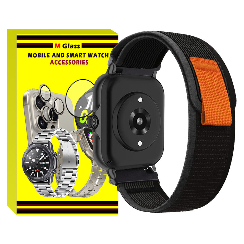 بند ام‌گلس مدل Trail Loop MG مناسب برای ساعت هوشمند امیزفیت سایز 20 میلی متری GTS / GTS 2e / GTS 2 / GTS 2 Mini / GTS 3 / GTS 4 / GTS 4 Mini / GTR Mini