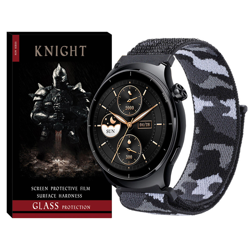 بند نایت مدل Nylon Army KT TW مناسب برای ساعت هوشمند میبرو Lite 3 Pro