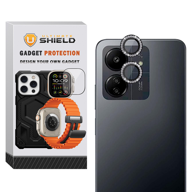 محافظ لنز دوربین رینگی آلتیمیت شیلد مدل Ring-Diamond-UL مناسب برای گوشی موبایل شیائومی Redmi 13C