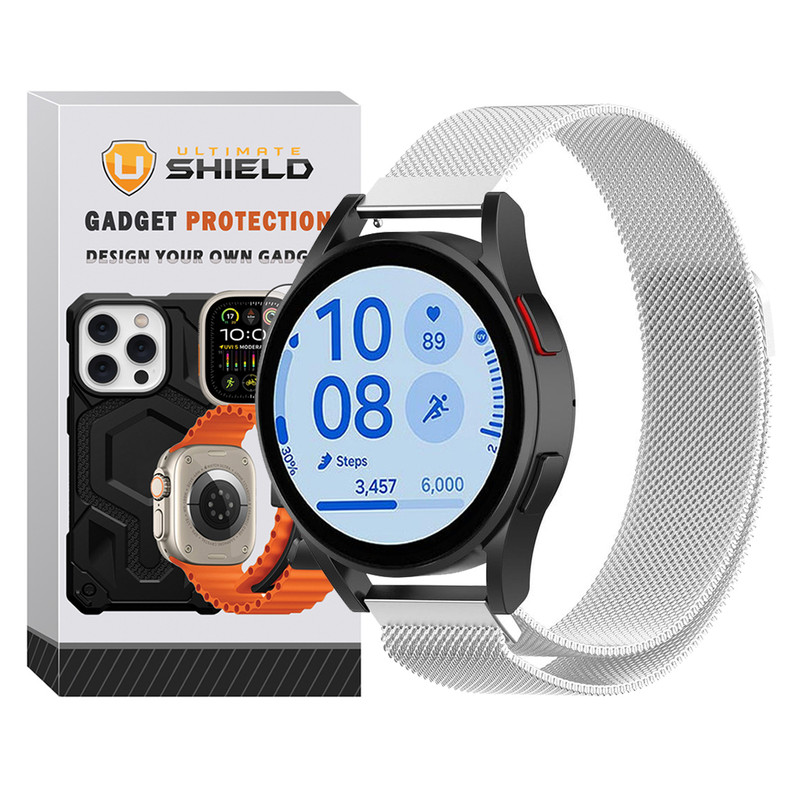 بند آلتیمیت شیلد مدل Milanese_Loop UL مناسب برای ساعت هوشمند سامسونگ Galaxy Watch Fe 40mm / 7 40mm / 7 44mm