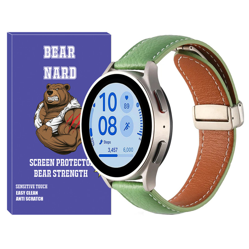 بند برنارد مدل Mag Leather BR مناسب برای ساعت هوشمند سامسونگ Galaxy Watch 4 40mm / 4 44mm / 5 40mm / 5 44mm / 6 40mm / 6 44mm / 7 40mm / 7 44mm