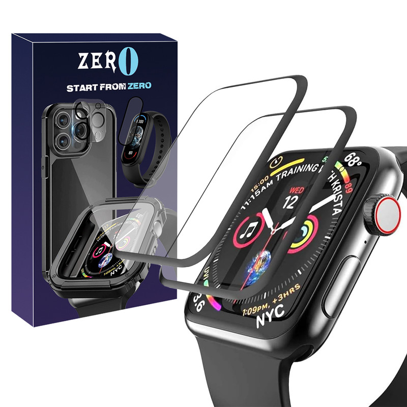 محافظ صفحه نمایش زیرو مدل Film Protector ZR مناسب برای اپل واچ سری 8 سایز 45 میلی متری بسته دو عددی