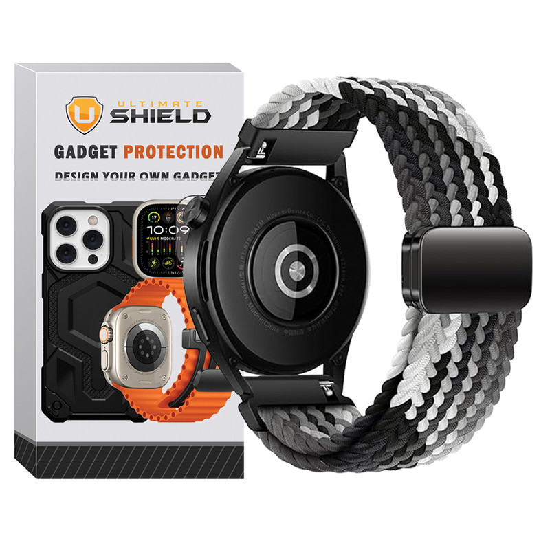 بند آلتیمیت شیلد مدل Braided Magsolo Mix مناسب برای ساعت هوشمند آمیزفیت GTR / Pop / Pop 2 / Pop Pro 20mm