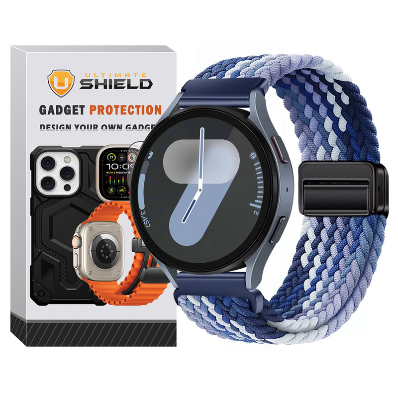 بند آلتیمیت شیلد مدل Braided Magsolo Mix مناسب برای ساعت هوشمند سامسونگ Galaxy Watch 4/5/6/7/FE 40/43/44/46/47mm