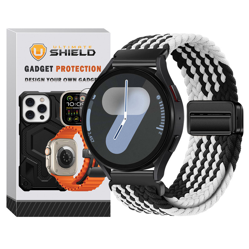 بند آلتیمیت شیلد مدل Braided Magsolo Mix مناسب برای ساعت هوشمند سامسونگ Galaxy Watch 6 Classic 47mm