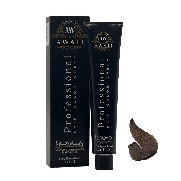 رنگ مو آوایی شماره 5.00 حجم 120 میلی لیتر رنگ قهوه ای روشن قوی