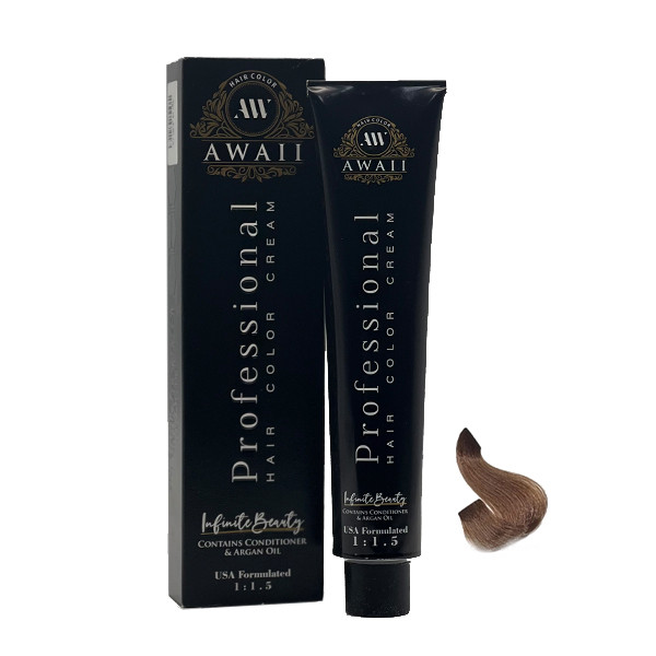 رنگ مو آوایی شماره 7.364 حجم 120 میلی لیتر رنگ بلوند دارچینی متوسط نسکافه ای