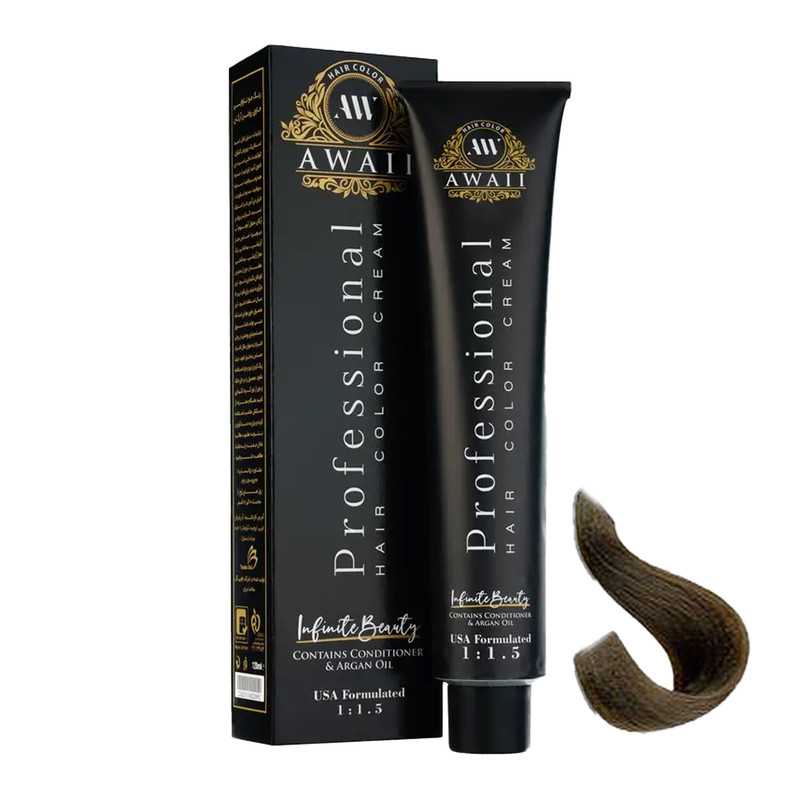 رنگ مو آوایی شماره 6.12 حجم 120 میلی لیتر رنگ زیتونی تیره