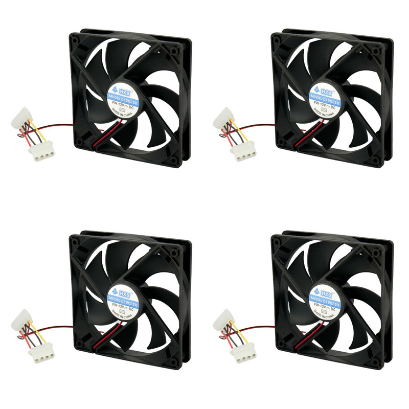 فن کیس ایکس فورتک مدل HSX 12CM بسته ۴ عددی