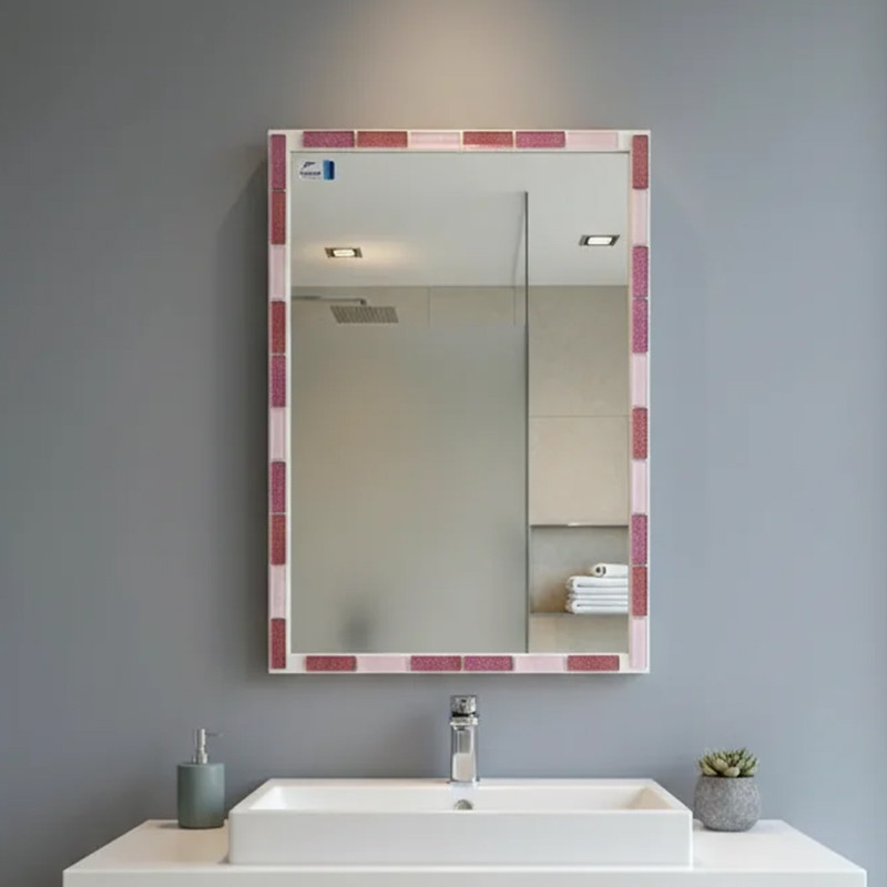 آینه سرویس‌ بهداشتی دلفین مدل 1076-p سایز 36x51 سانتی متر