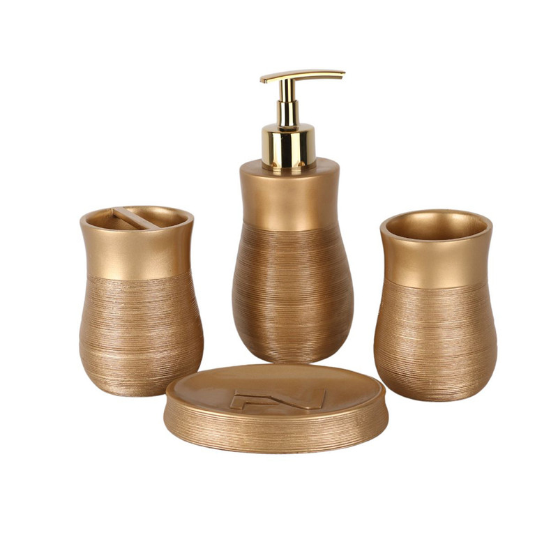 ست سرویس بهداشتی 4 پارچه دلفین مدل 004-G