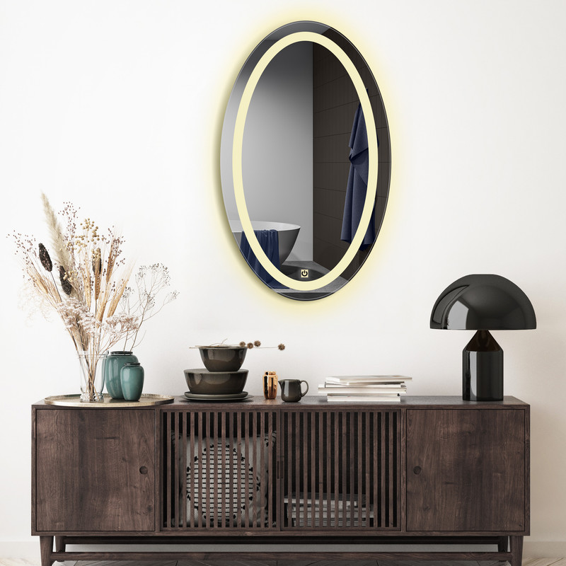 آینه لمسی دلفین مدل TCH-OV-70