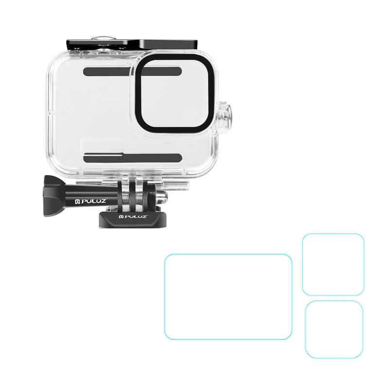 کاور ضد آب پلوز مدل PU527 مناسب برای دوربین ورزشی گوپرو Hero 10 به همراه محافظ صفحه نمایش