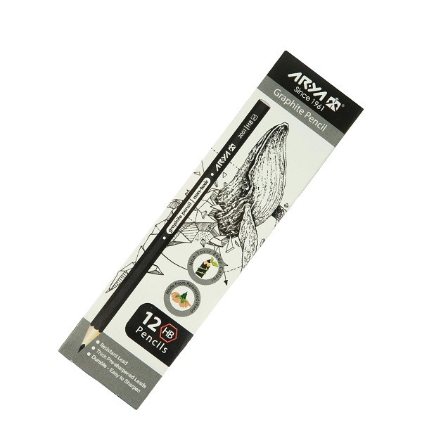 مداد آریا مدل 3001 بسته 6 عددی