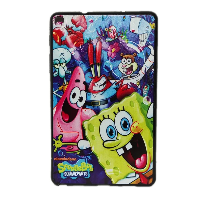 کاور مدل باب اسفنجی مناسب برای تبلت سامسونگ Galaxy A7 SM-T505-10.4 Inch