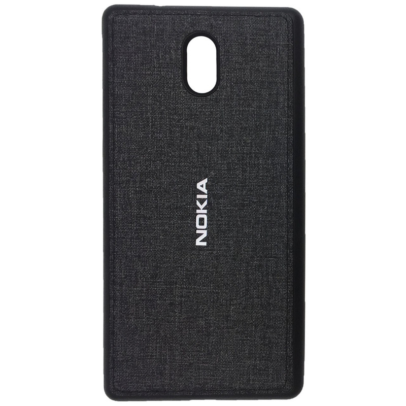 کاور ژله ای طرح پارچه مناسب برای گوشی موبایل نوکیا 3