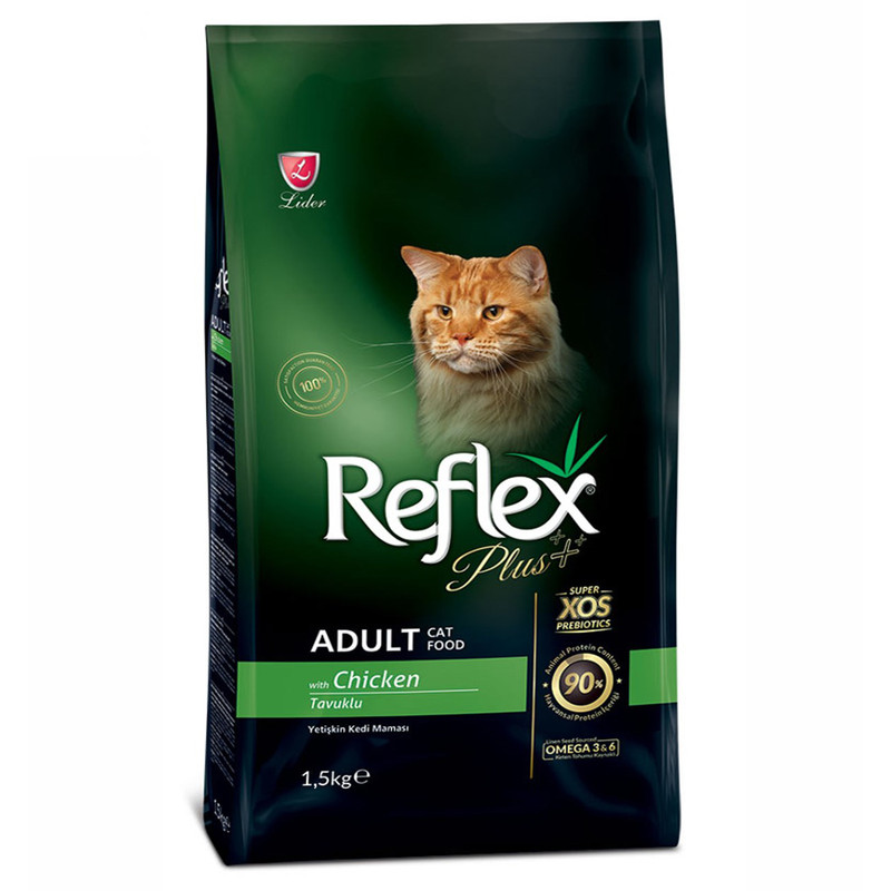غذای خشک گربه رفلکس پلاس مدل Chicken وزن 1.5 کیلوگرم