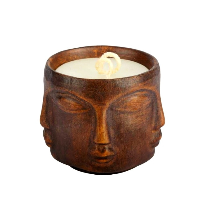 شمع لیوانی طرح صورت