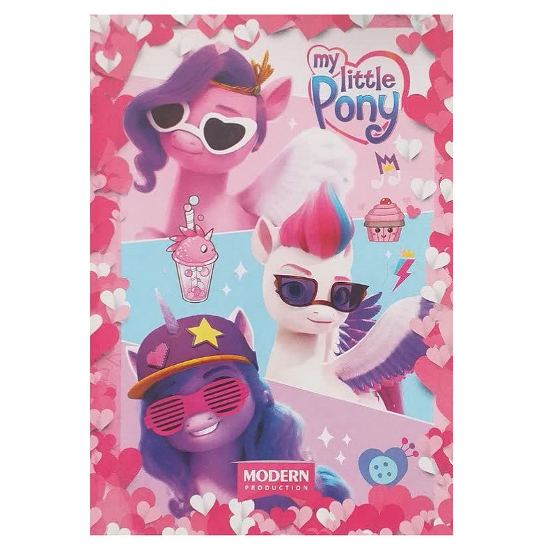 دفتر شطرنجی 40 برگ مدرن مدل یونیکورن کد 001