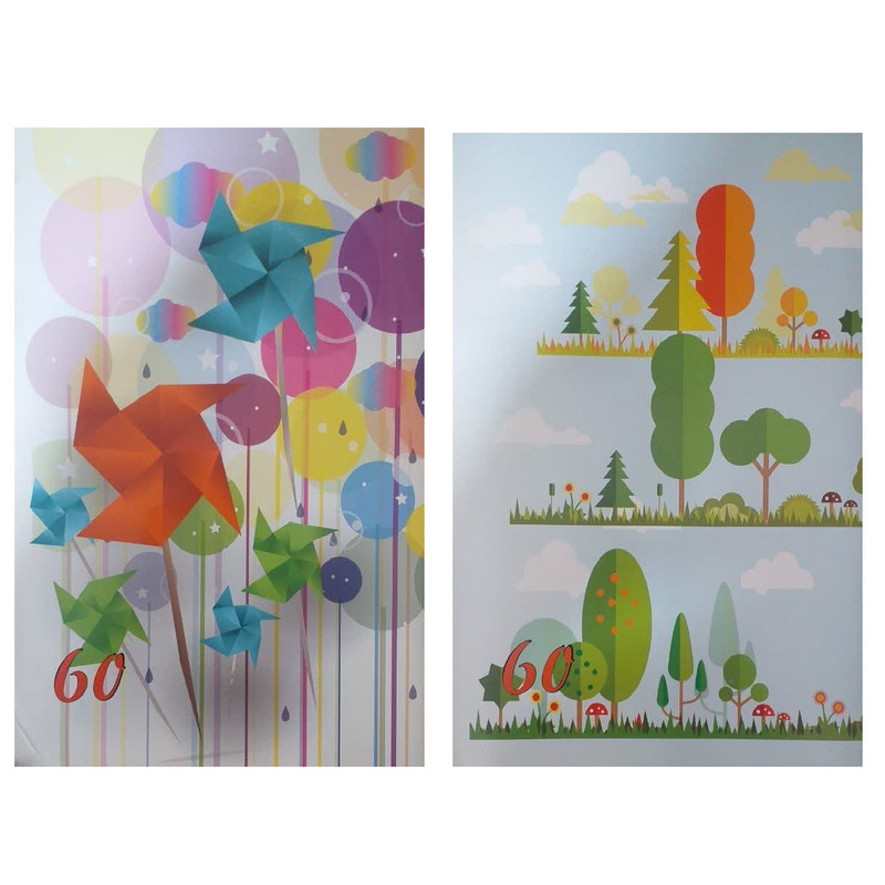 دفتر مشق 60 برگ مدل کلاسیک بسته 2 عددی