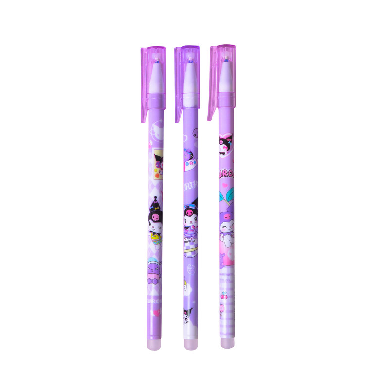 روان نویس مدل پاک کن دار طرح کرومی بسته 3 عددی