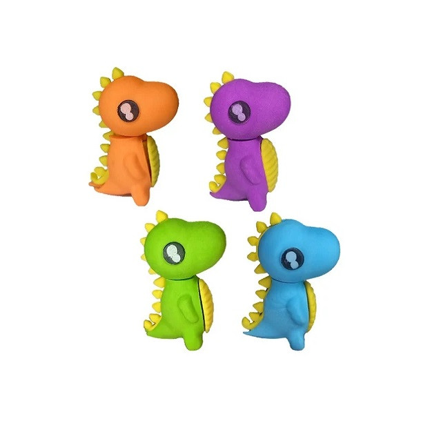 پاک کن مدل دایناسور بسته 4 عددی