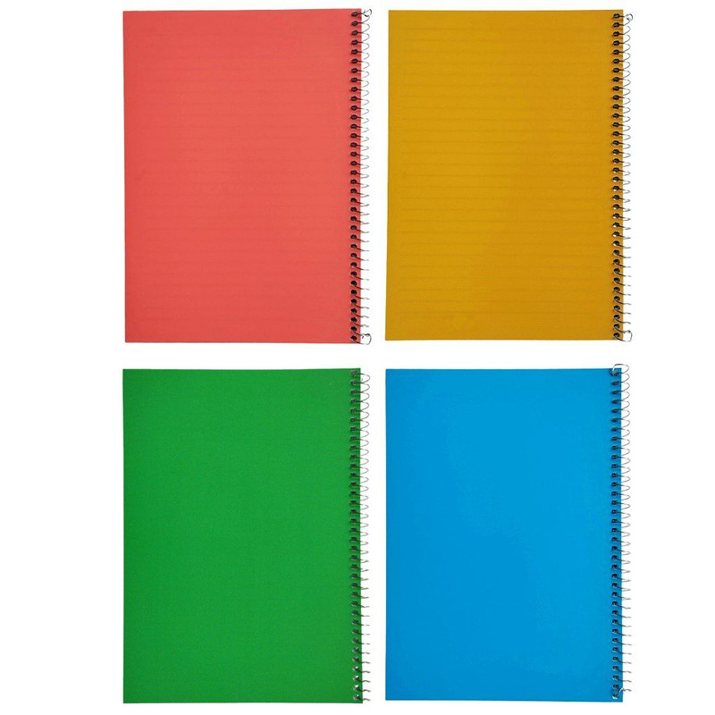 دفتر مشق 50 برگ مدل ساده بسته 4 عددی