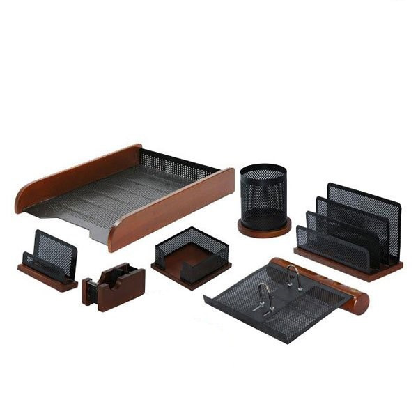 ست لوازم اداری رومیزی کد 702 مجموعه 7 عددی