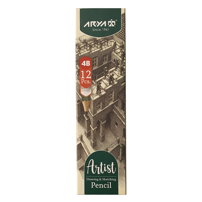 مداد طراحی آریا مدل ARTIST-4B بسته 12 عددی
