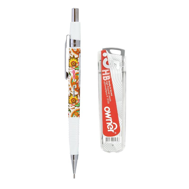 مداد نوکی 0.5 میلی متری اونر مدل گل کد G3 به همراه نوک