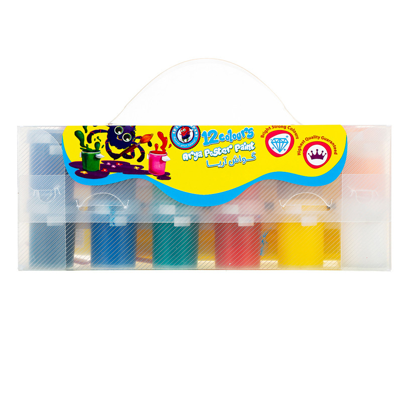 گواش 12 رنگ آریا مدل 4016 کد 103894