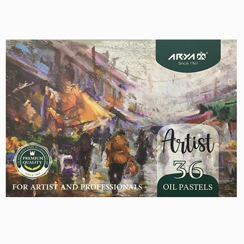 پاستل روغنی 36 رنگ آریا مدل آرتیست