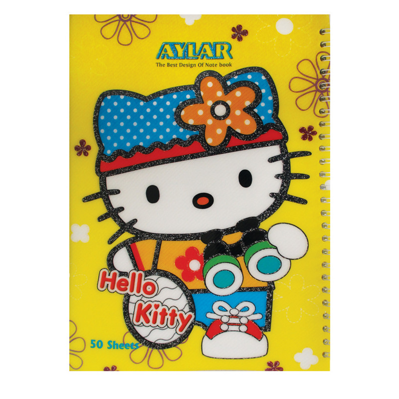 دفتر 50 برگ آیلار مدل فانتزی مجموعه 6 عددی