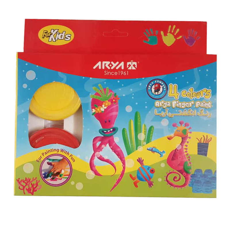 رنگ انگشتی آریا کد 7005 بسته 4 عددی