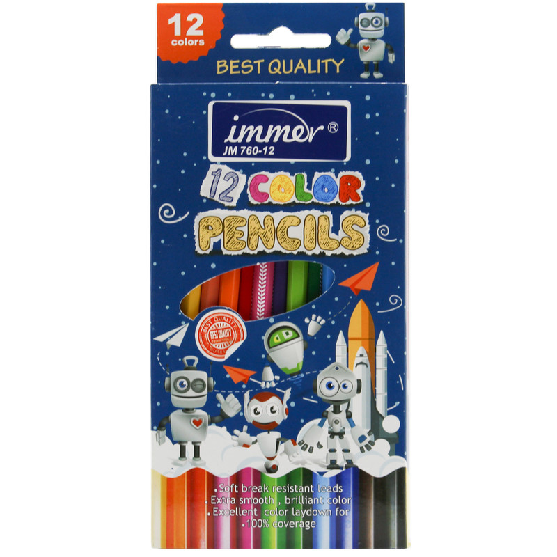 مداد رنگی 12 رنگ ایمر مدل JM760-12