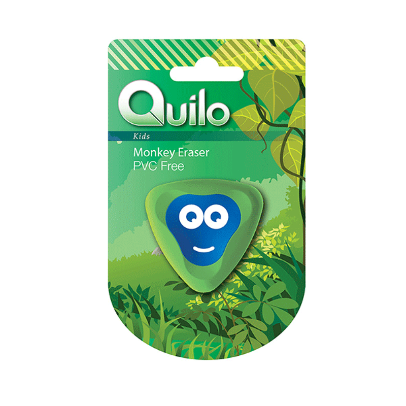 پاک کن کوییلو طرح میمون سبز - آبی کد 57784