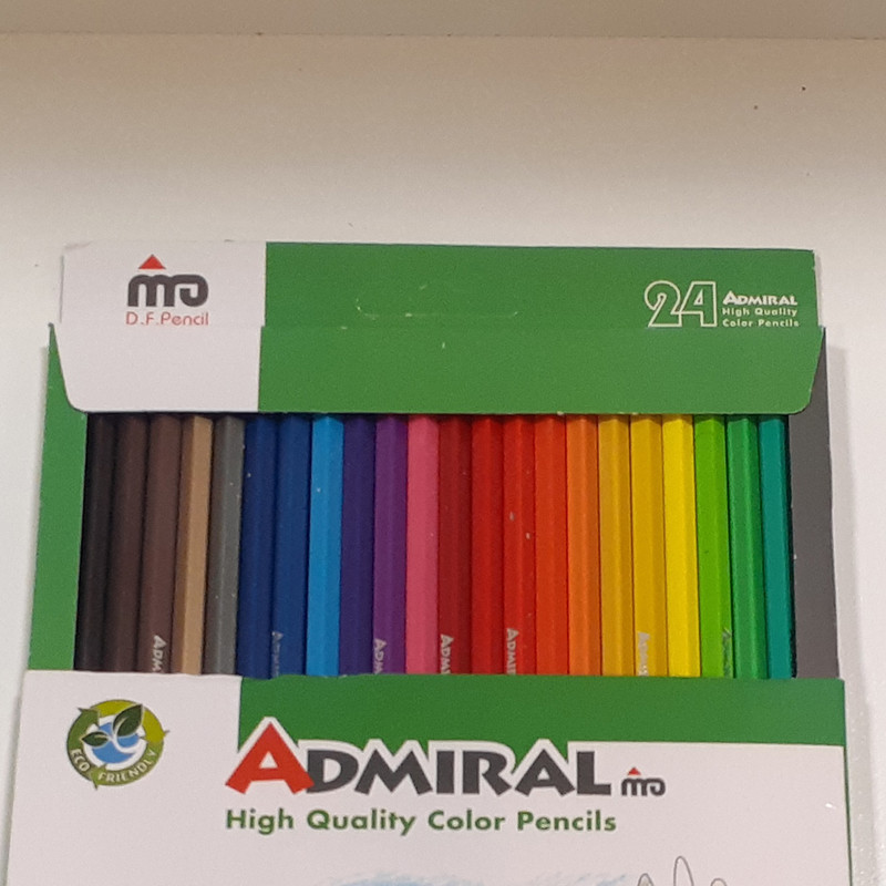 مداد رنگی 24 رنگ آدمیرال کد m070218
