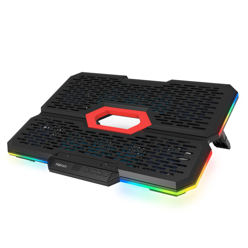 پایه خنک کننده  لپ تاپ گیمینگ دارای پورت USB-C هترون مدل HCP138